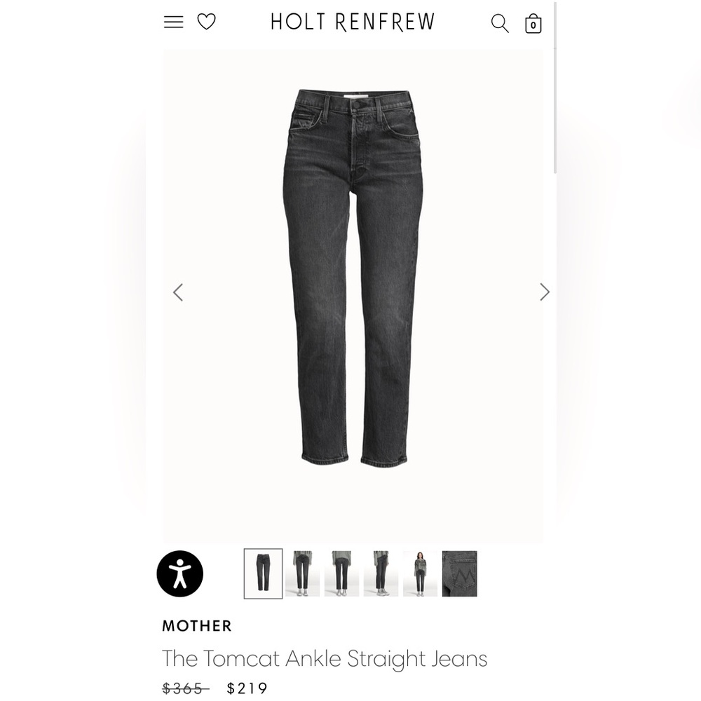 MOTHER The Tomcat Ankle Straight Jeans